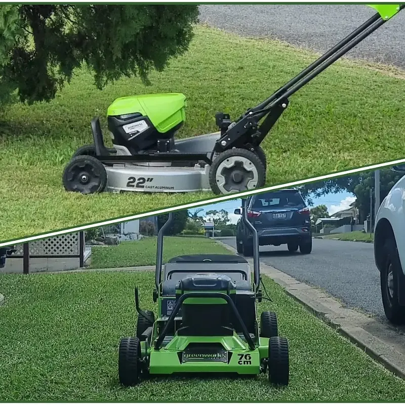Commercial mowers used by Beg Your Garden for lawn mowing in Ipswich